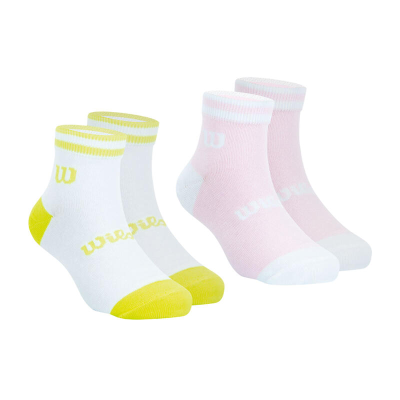 Lot de 2 paires de chaussettes mi-basses fille Essentiel