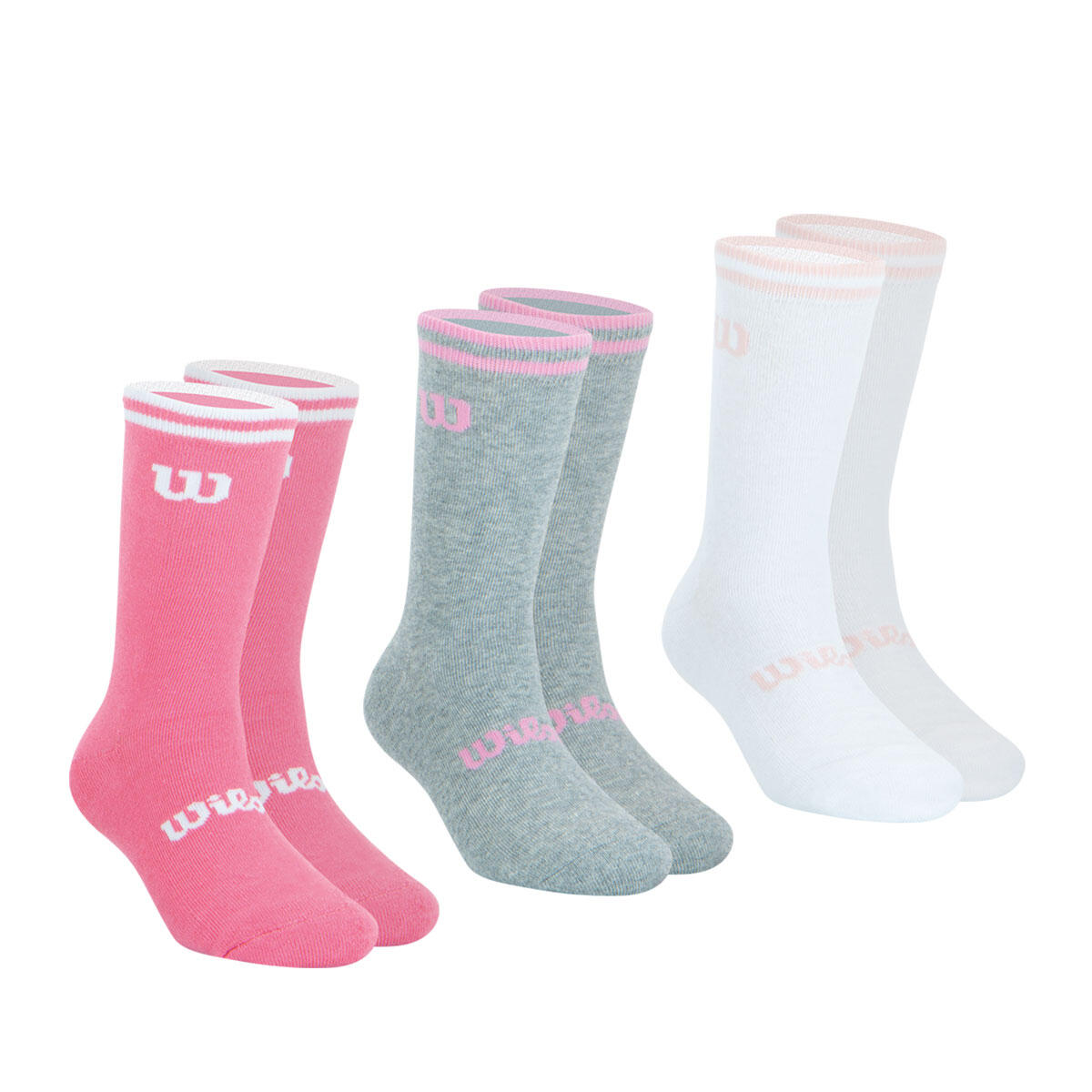 Lot de 3 paires de chaussettes mi-hautes fille Essentiel 2/4
