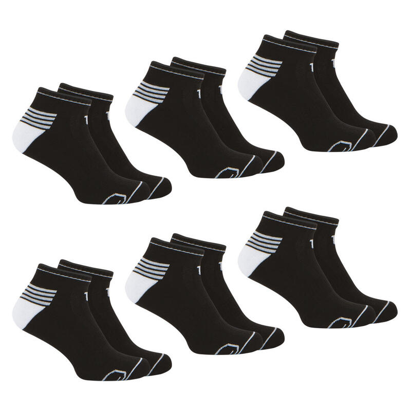 Lot de 6 paires de chaussettes basses homme Access