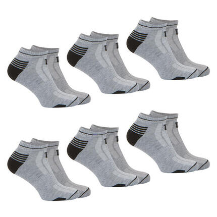 Lot de 6 paires de chaussettes basses homme Access