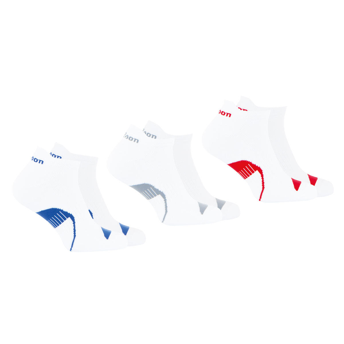 Wilson - Lot De 3 Paires De Socquettes Homme Lifestyle - Chaussettes - Blanc - 39/42 - Decathlon