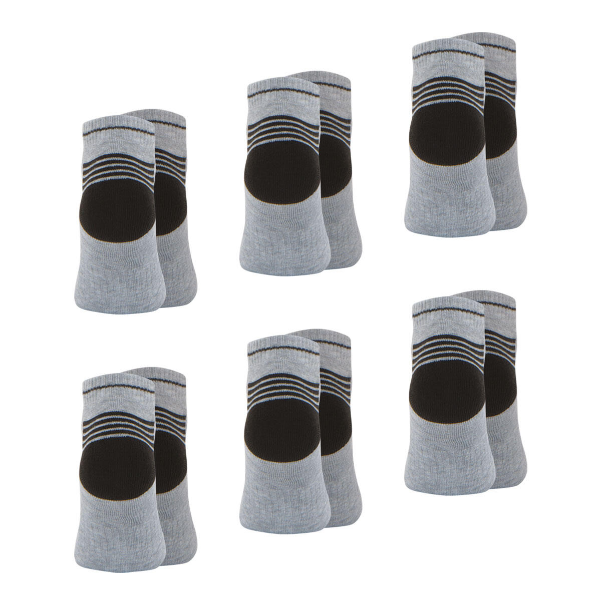 Lot de 6 paires de chaussettes basses homme Access 3/4