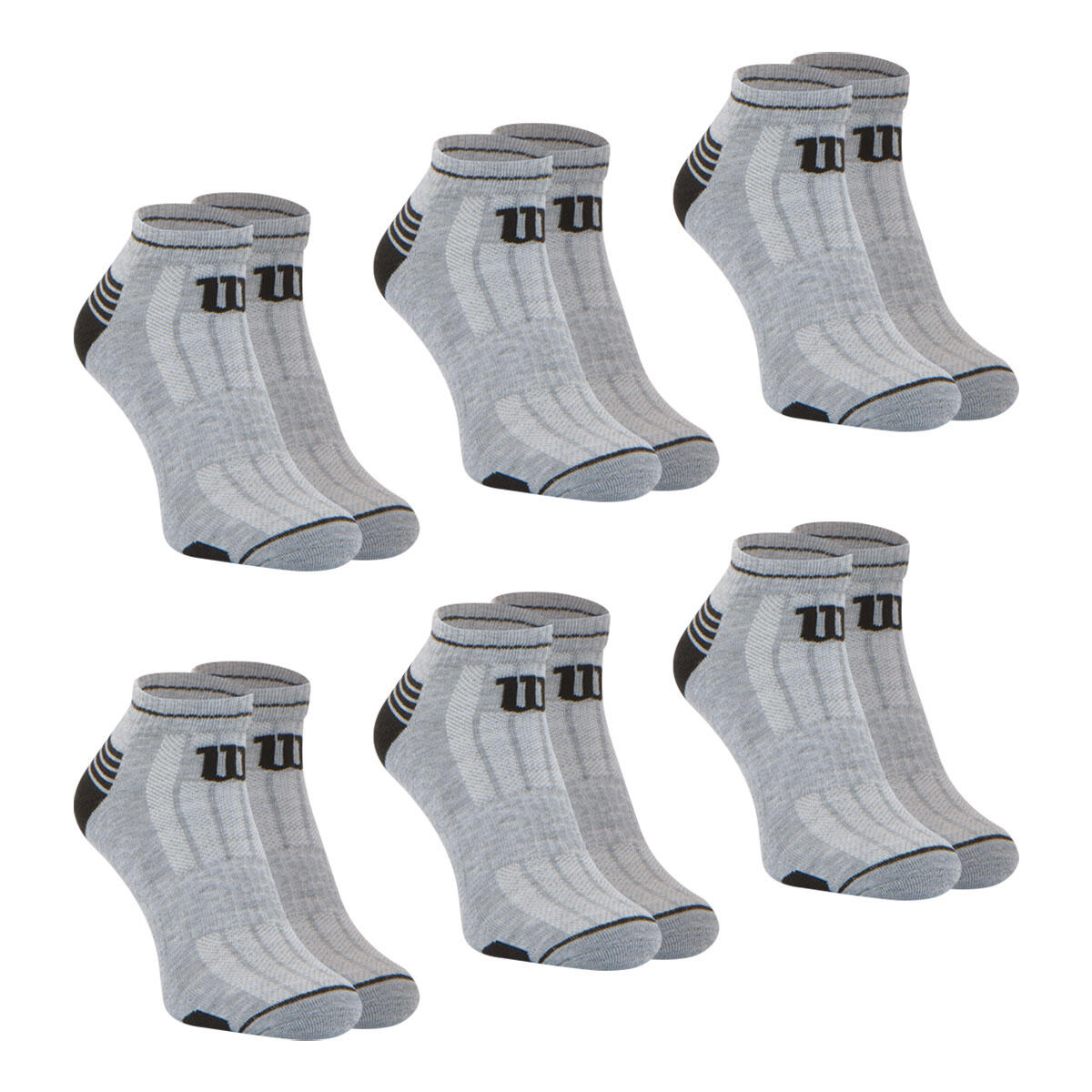 Lot de 6 paires de chaussettes basses homme Access 2/4