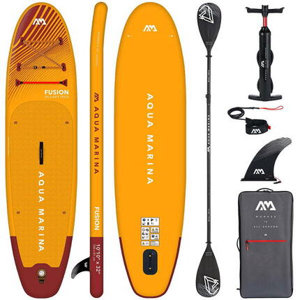 Deska SUP Aqua Marina Fusion 10'10" BT-23FUP z wiosłem kajakowym Dual-Tech