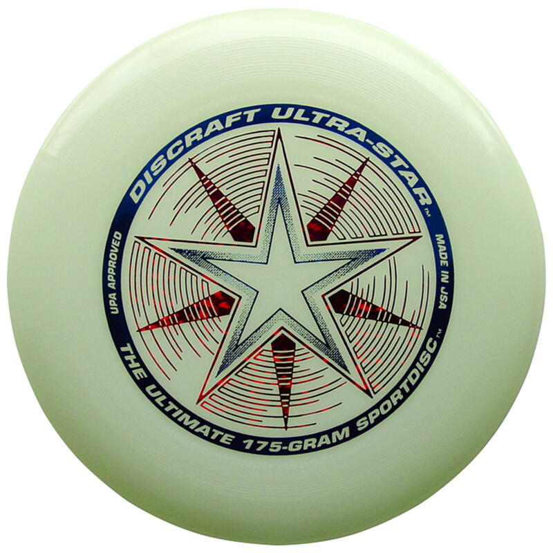Frisbee Discraft UltraStar Nite Glo 175 gr DCUSSN świecące w ciemności 27,5 cm