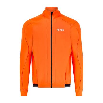 Veste Storm orange - Veste thermique de cyclisme pour hommes