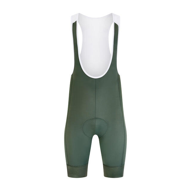 Heren Essential Cycling Bib Shorts - Olijfgroen