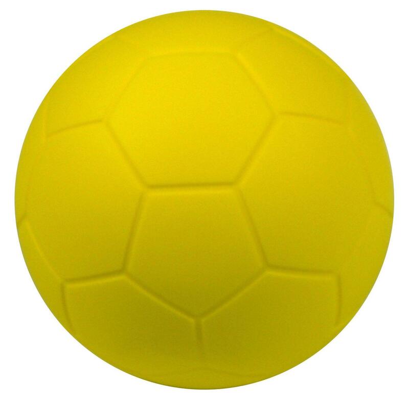 Ballon de hand Sporti MOUSSE UNI DYNAMIQUE jaune 16 cm