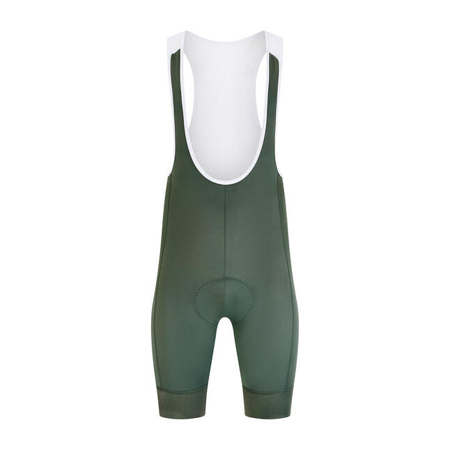 Dames Essential Cycling Bib Shorts - Olijfgroen