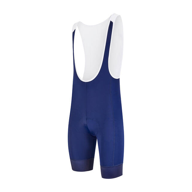 Mens Essential Cycling Bib Shorts - Navy 3/4