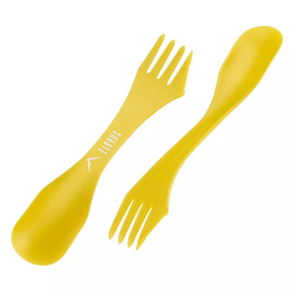 ELBRUS Cucchiaio Forchetta E Coltello Utensile 3 In 1 Elbrus Citronella