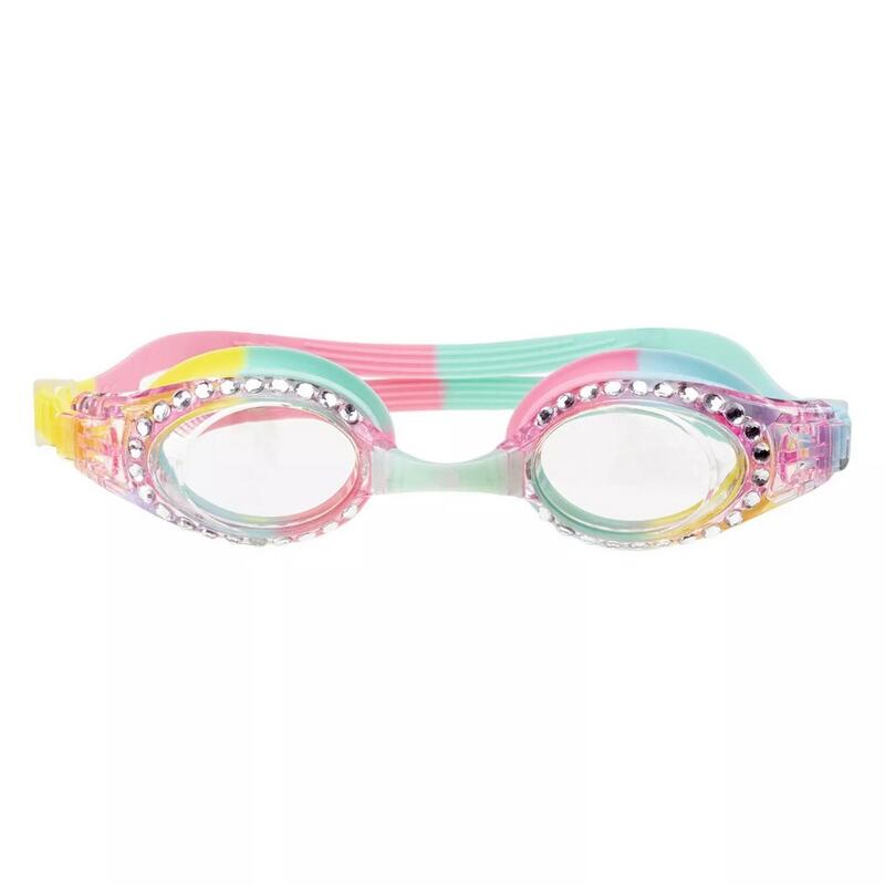 Kinder/Kids Princessa zwembril (Regenboog/Kristal/Transparant)