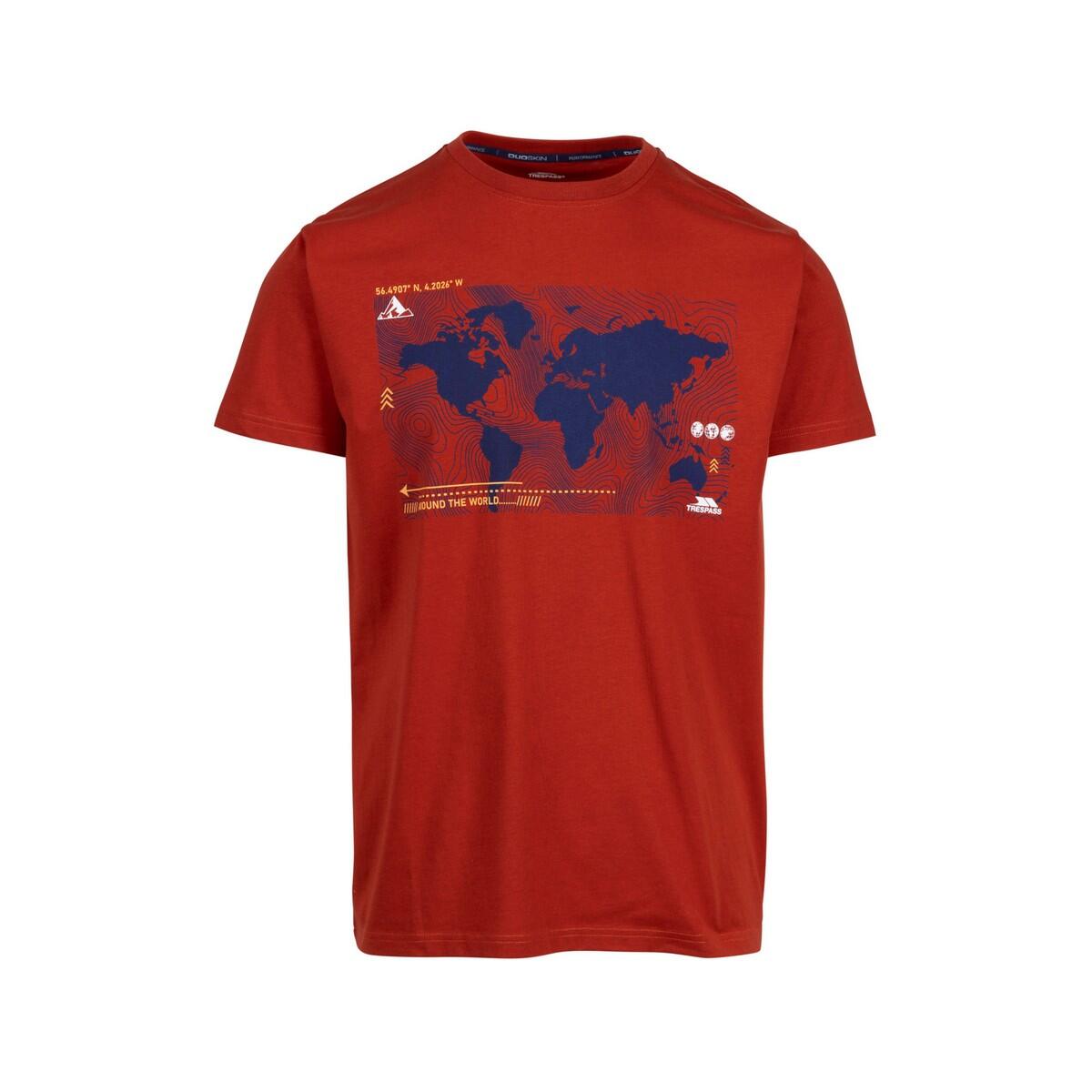 Uomo Tshirt CHERA (rosso sangue)