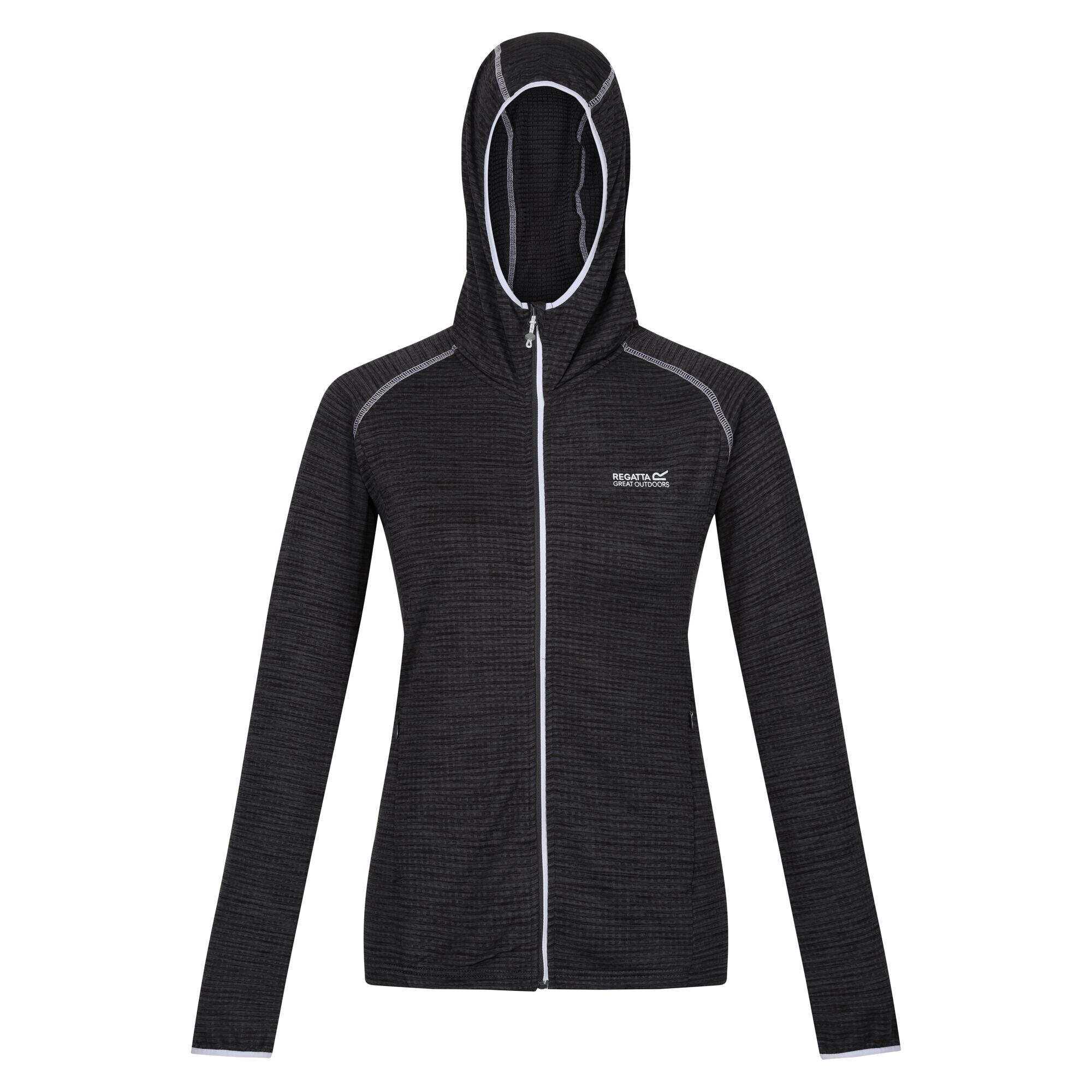 Womens/Ladies Yonder Full Zip Hoodie (Seal Grey) 1/5