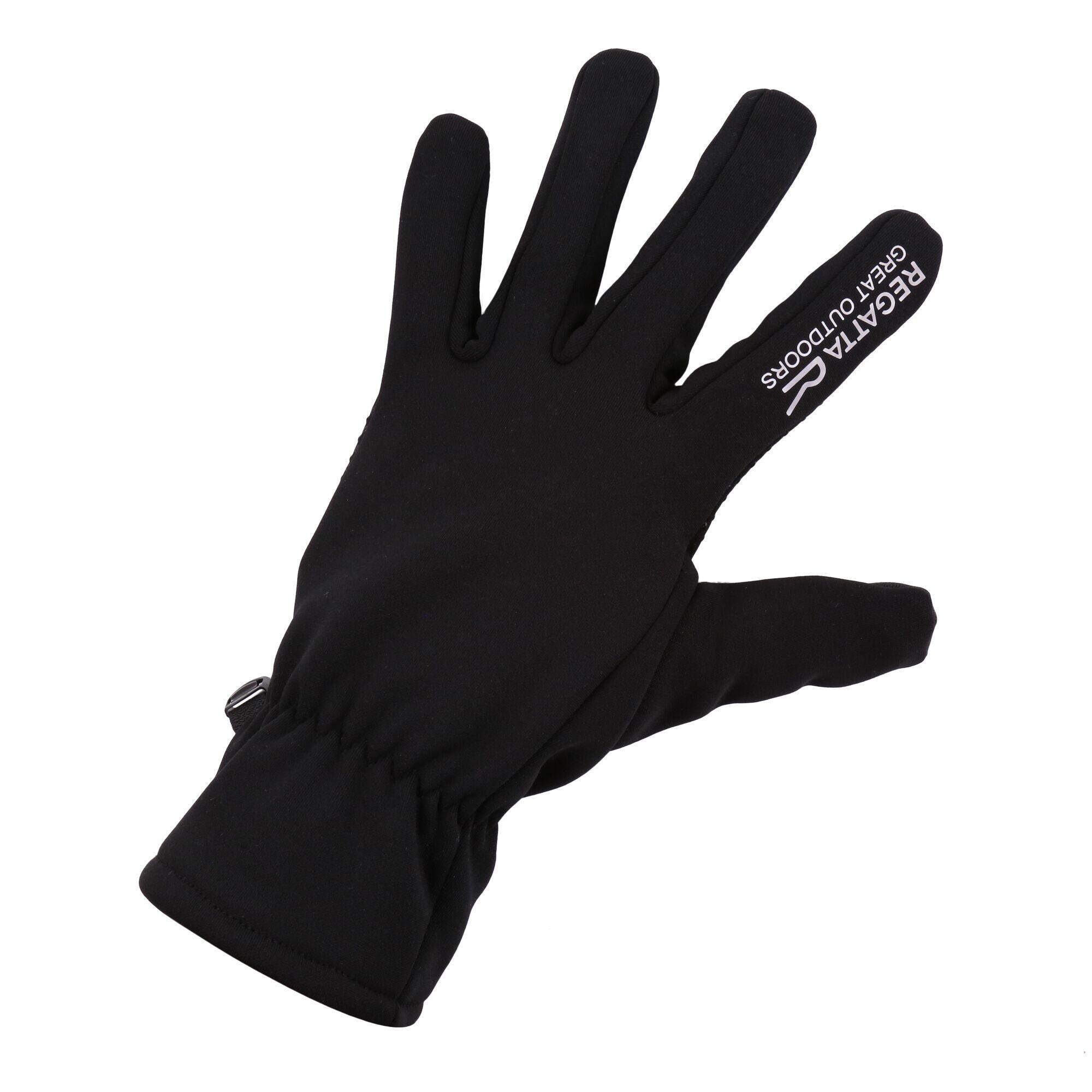 REGATTA Unisex Adult Extol II Touch Screen Winter Gloves (Black)