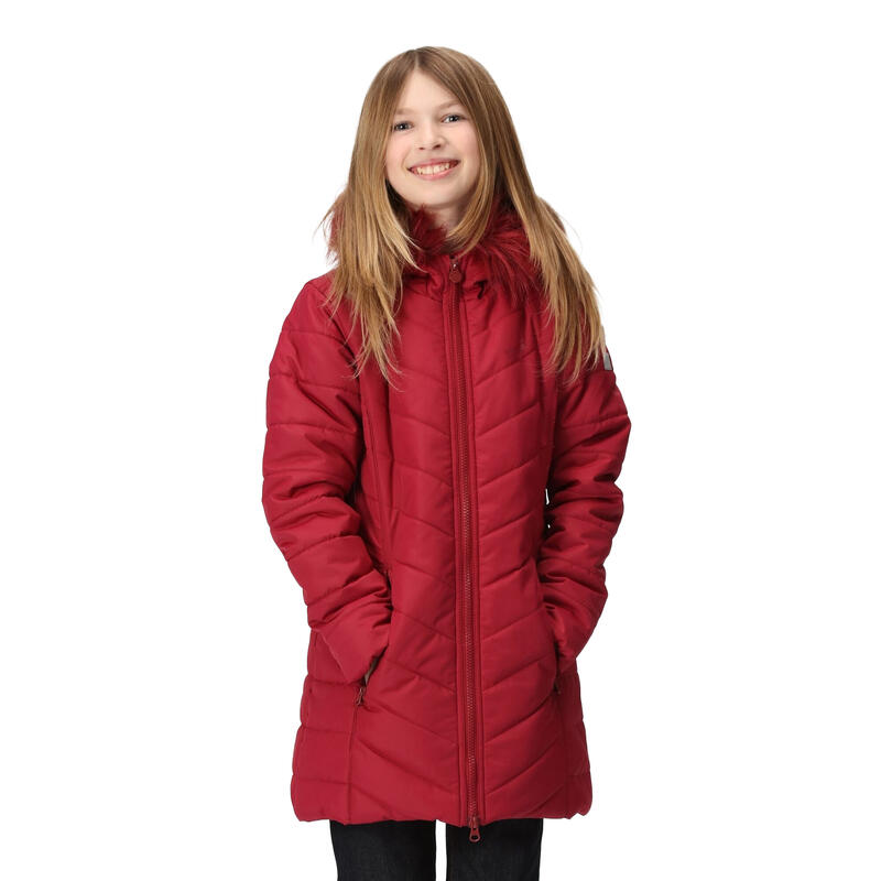 Veste isolée FABRIZIA Enfant (Rouge foncé)