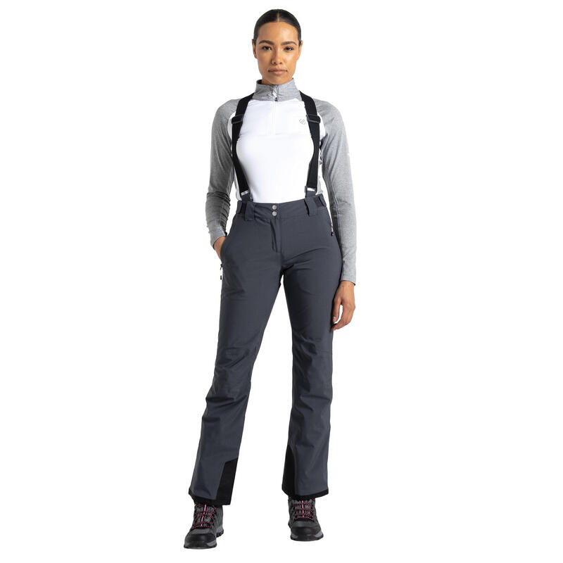Calças de Ski Impermeável Effused II Mulher Ébano Acinzentado