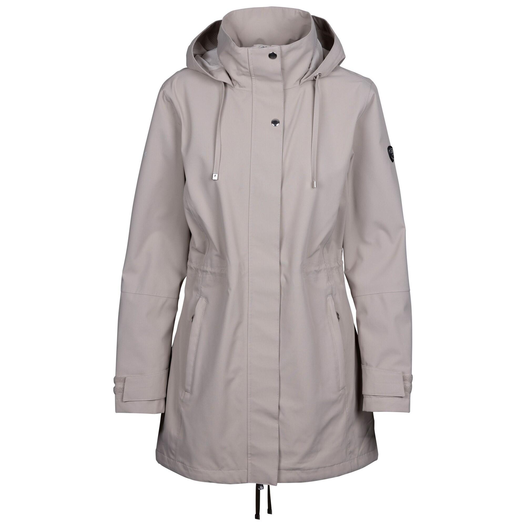 TRESPASS Dames Pavlina TP75 Waterdichte Jas (Havermelk)