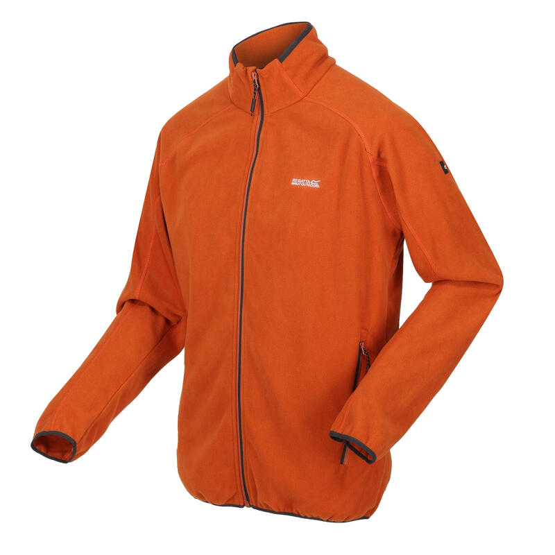 Heren Hadfield Full Zip Fleece Jas (Verbrand koper)