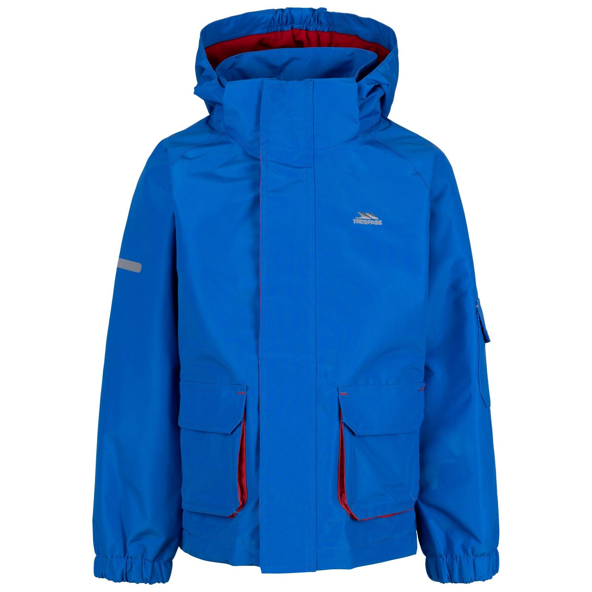 TRESPASS Childrens/Kids Desic TP50 Waterproof Jacket (Blue)