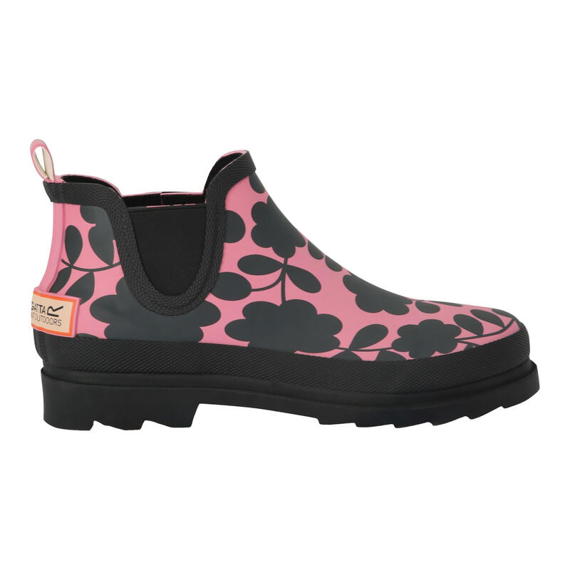 Gummistiefel "Orla Kiely", Floral Damen Pink