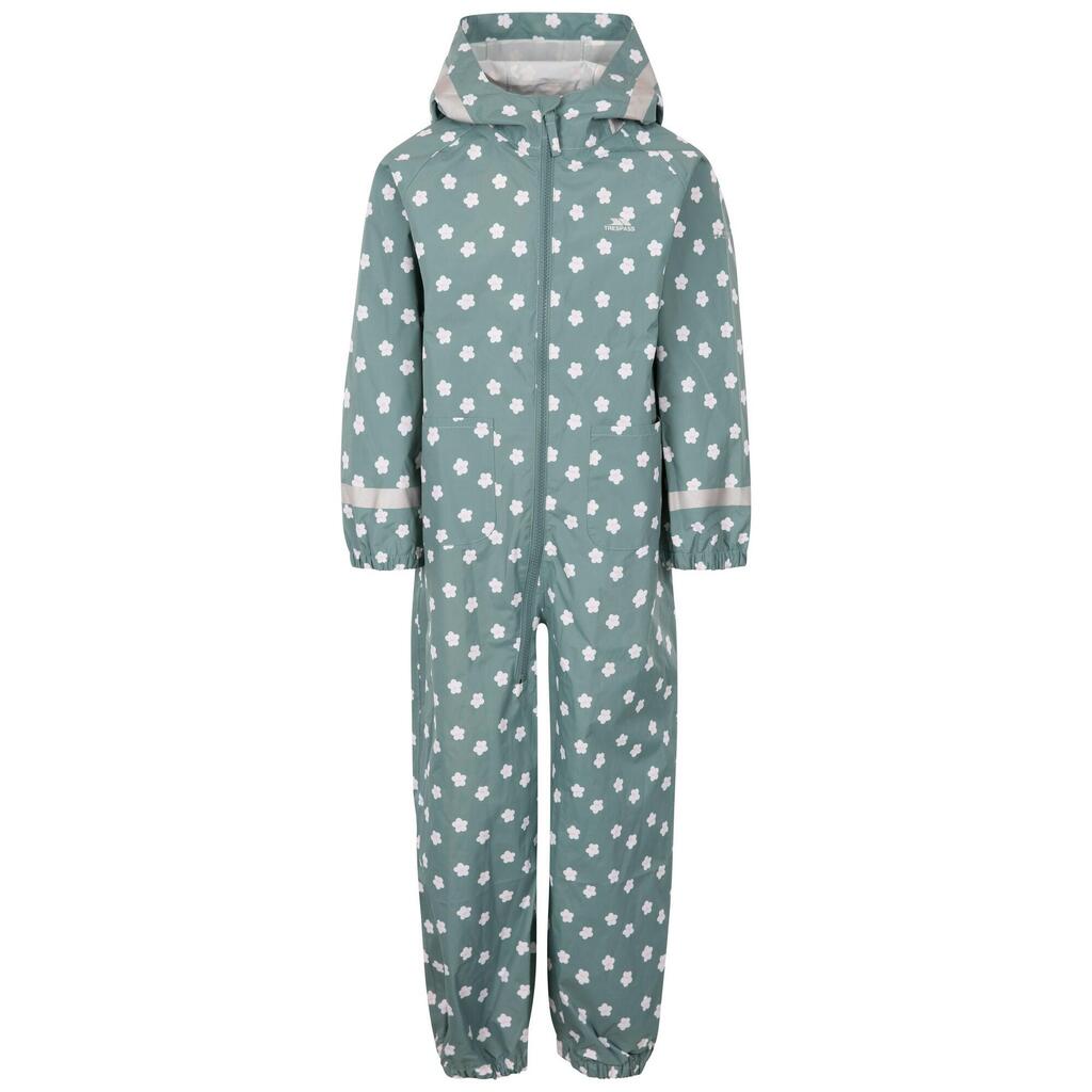 Childrens/Kids Showery Rain Suit (Teal Mist)
