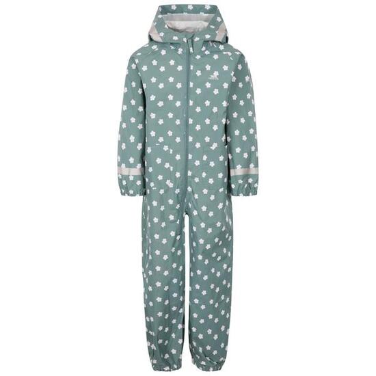 Tuta Antipioggia Bambini Trespass Showery Nebbia Verde Acqua