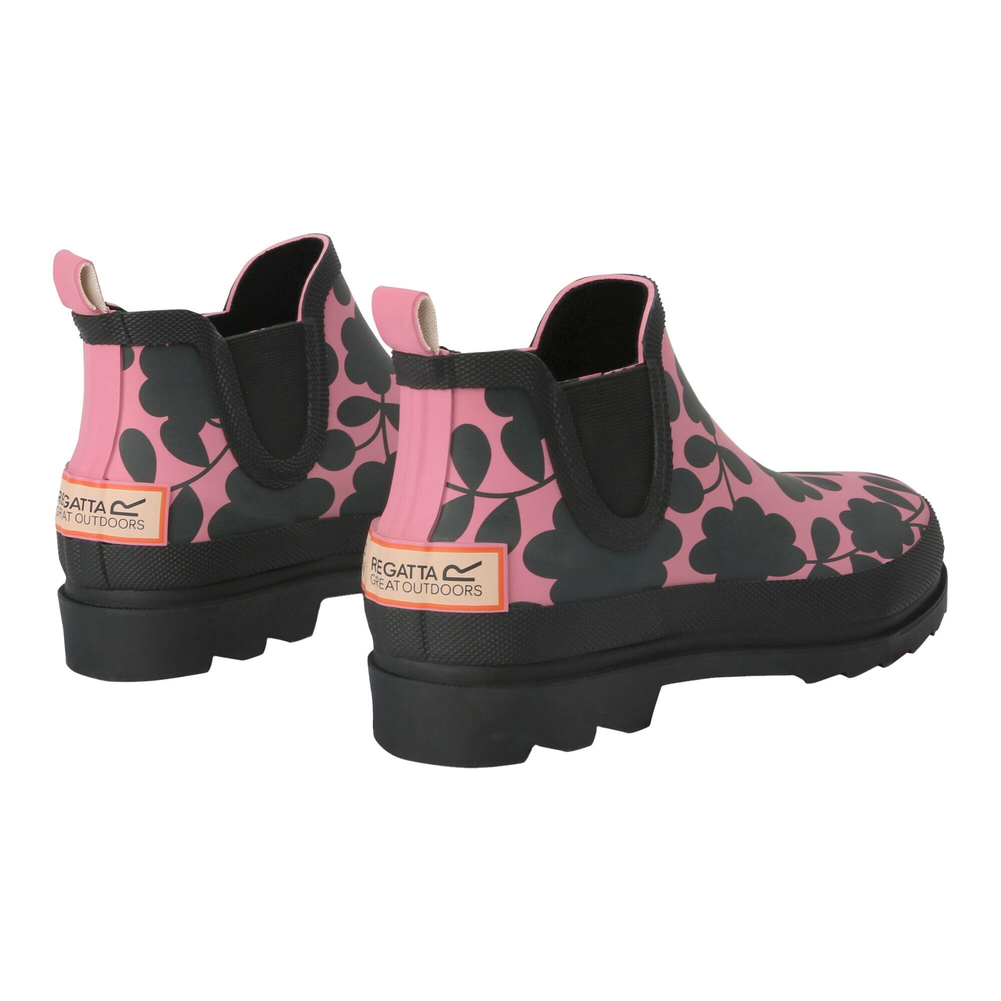 Womens/Ladies Orla Kiely Floral Mid Cut Wellington Boots (Pink) 2/5