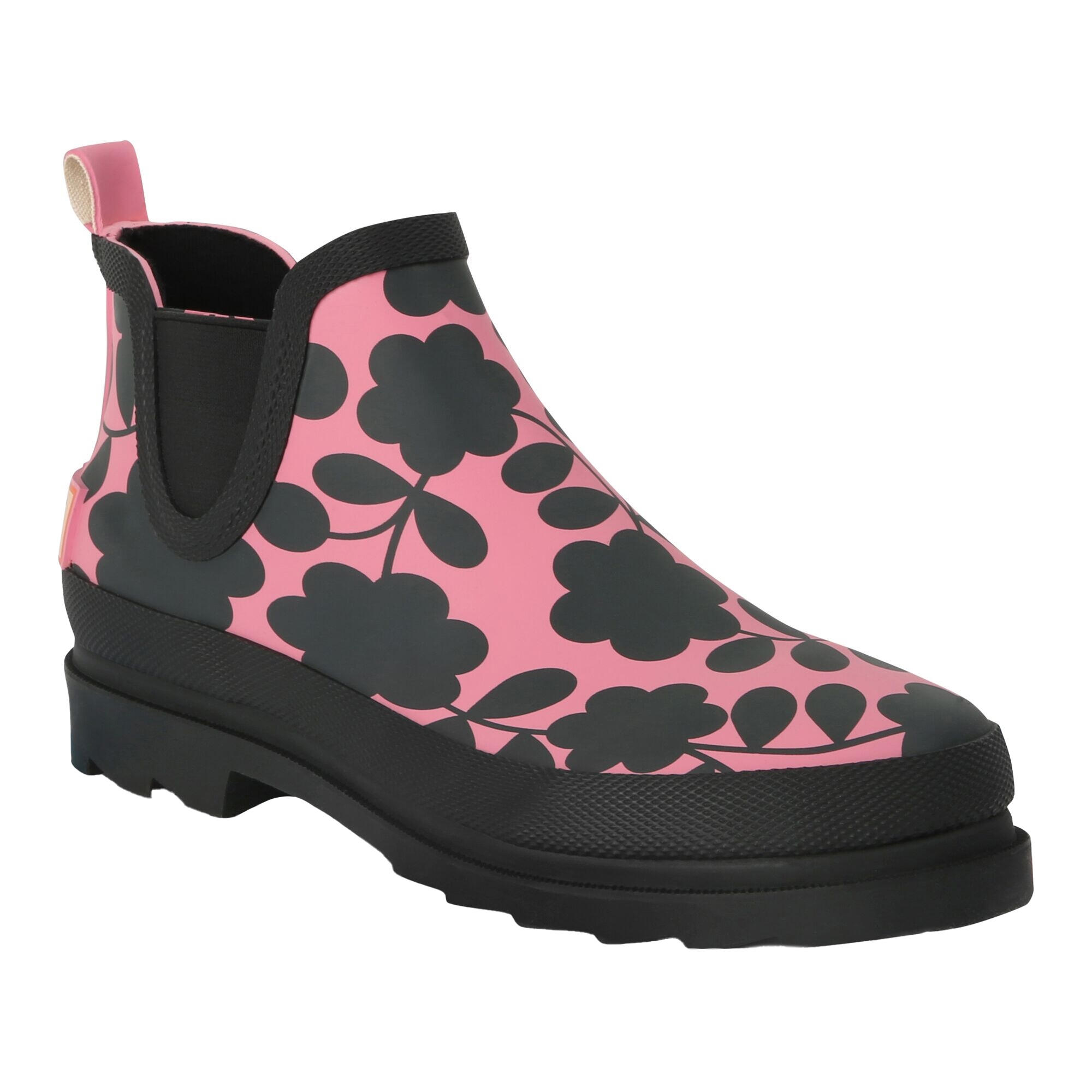 Womens/Ladies Orla Kiely Floral Mid Cut Wellington Boots (Pink) 1/5