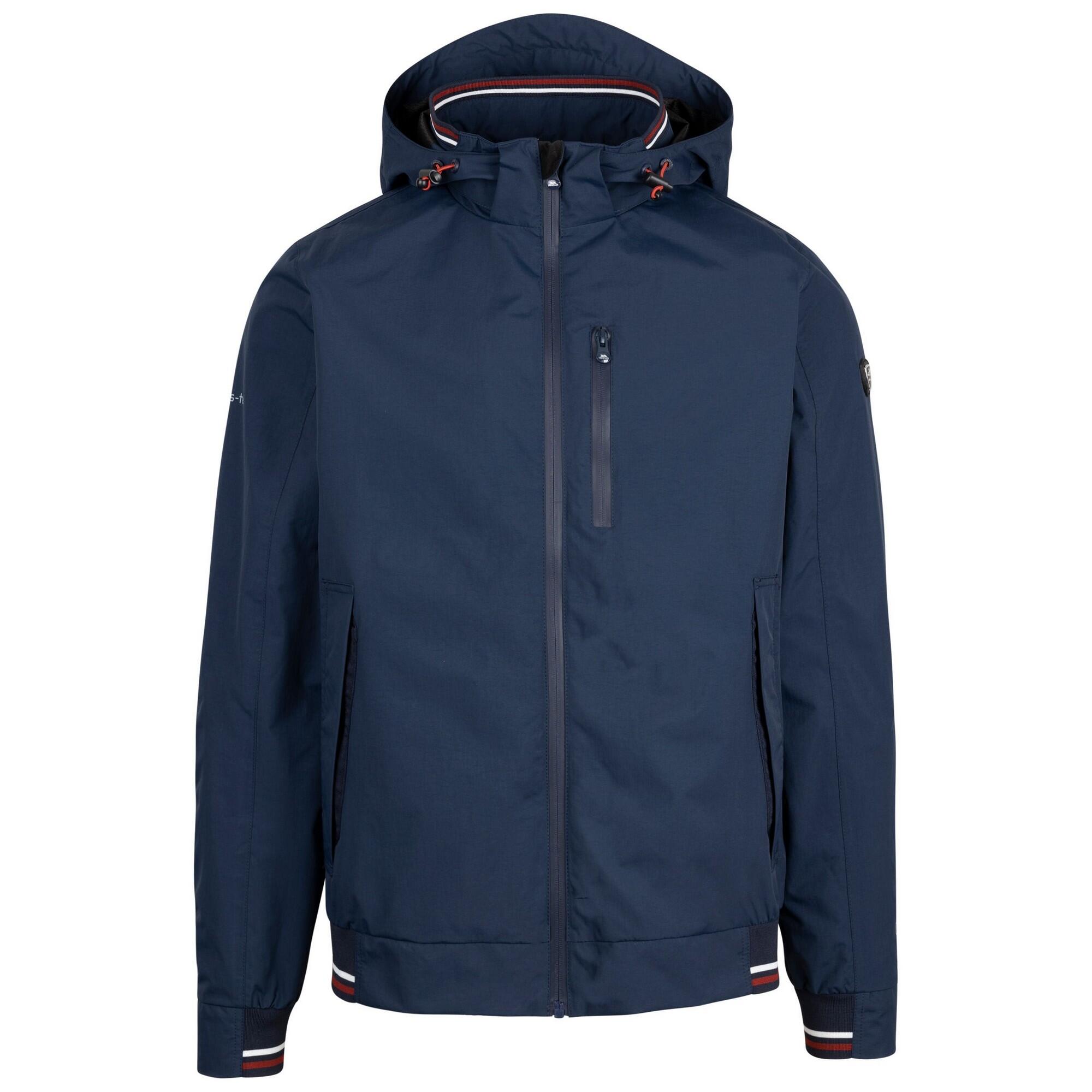 TRESPASS Mens TP75 Waterproof Jacket (Navy)