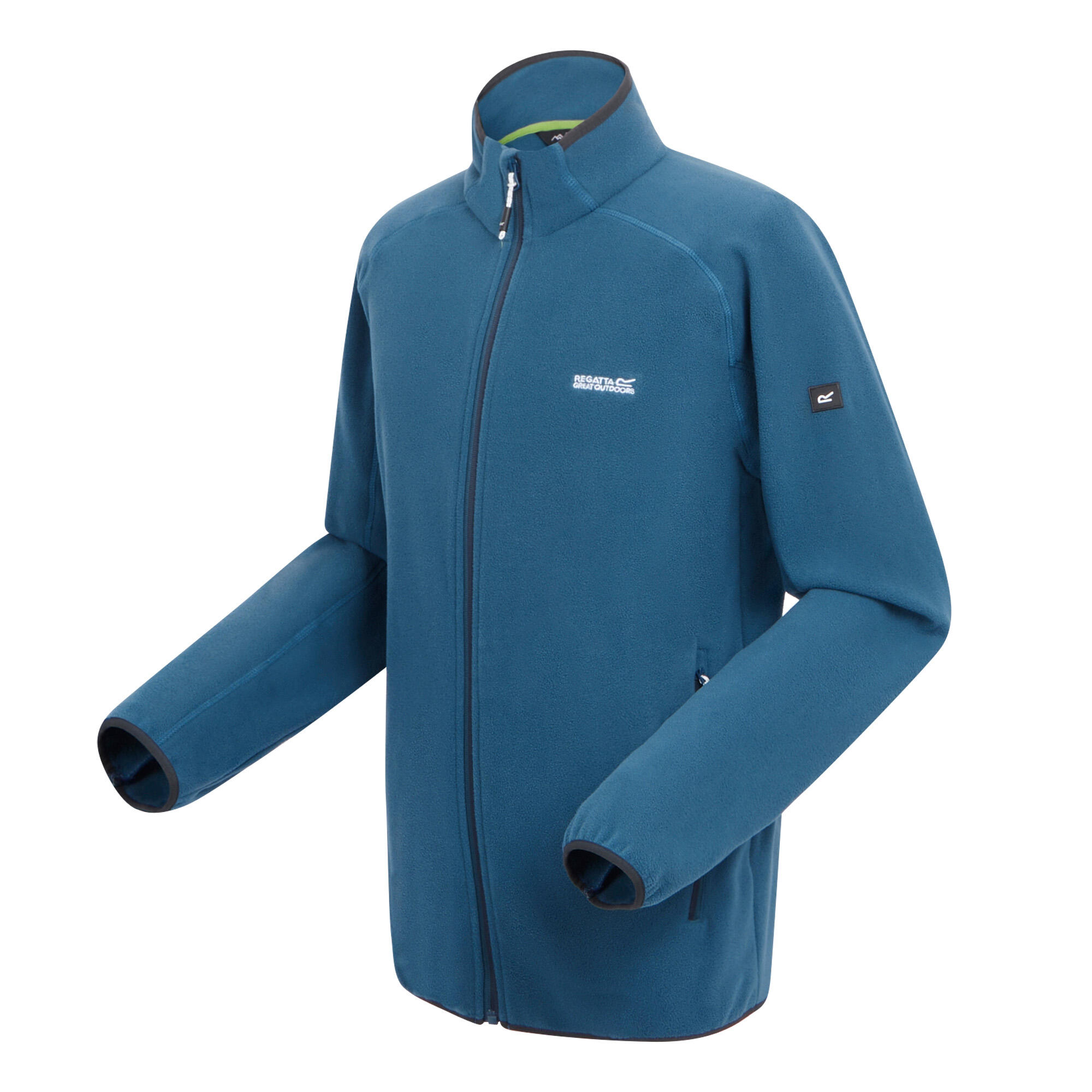 Giacca In Pile Cerniera Su Intera Lunghezza Uomo Regatta Hadfield Blu Marocchino 4/5