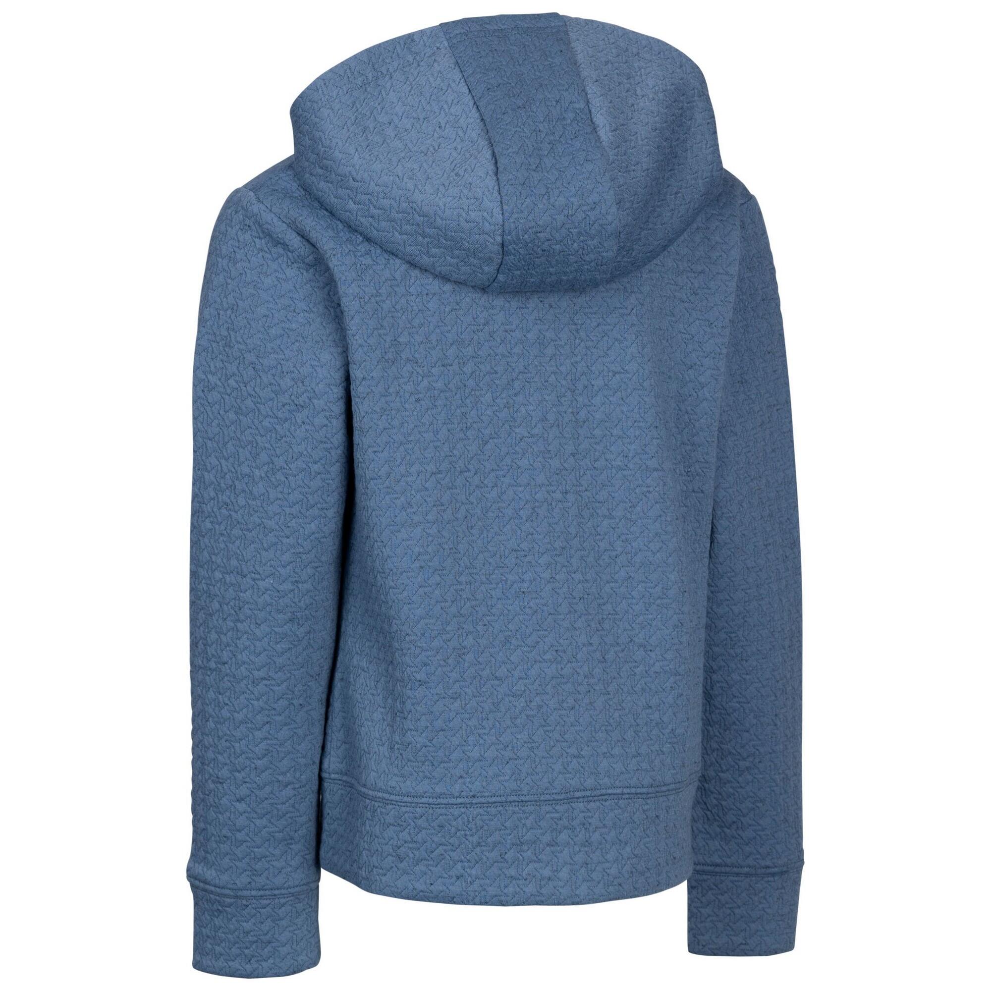 Felpa Con Cappuccio E Zip Intera Ragazze Trespass Winnie Blue Jeans 2/3