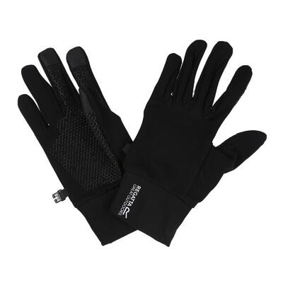 Volwassen uniseks touchtip stretch ii touch handschoenen (zwart)