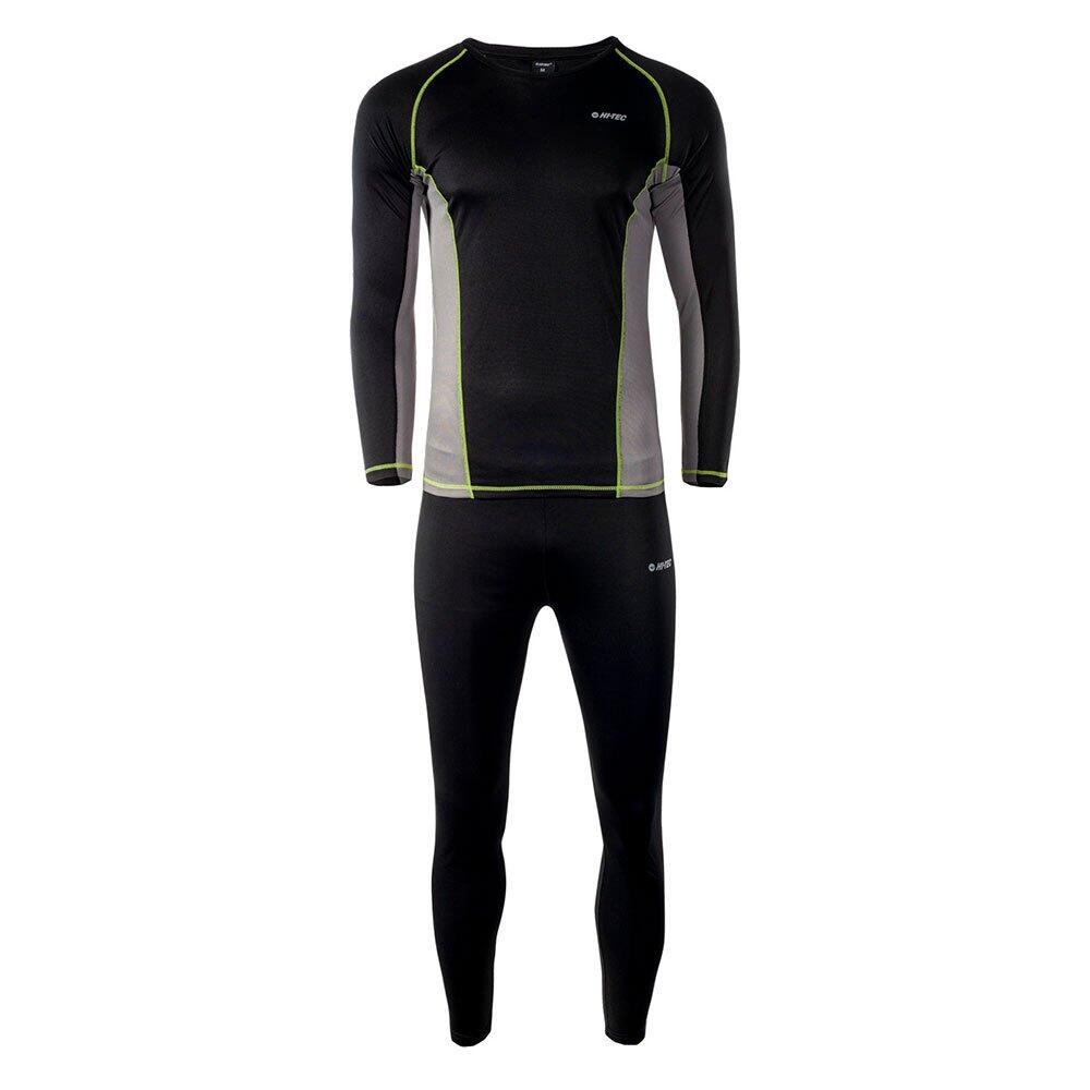 Mens Kamo Thermal Base Layers (Black/Frost Grey/Lime Punch)