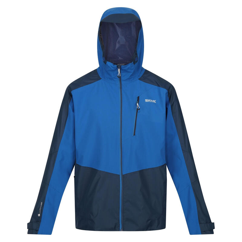 Chaqueta Impermeable Highton Stretch II para Hombre Azul Snorkel, Ola Azul