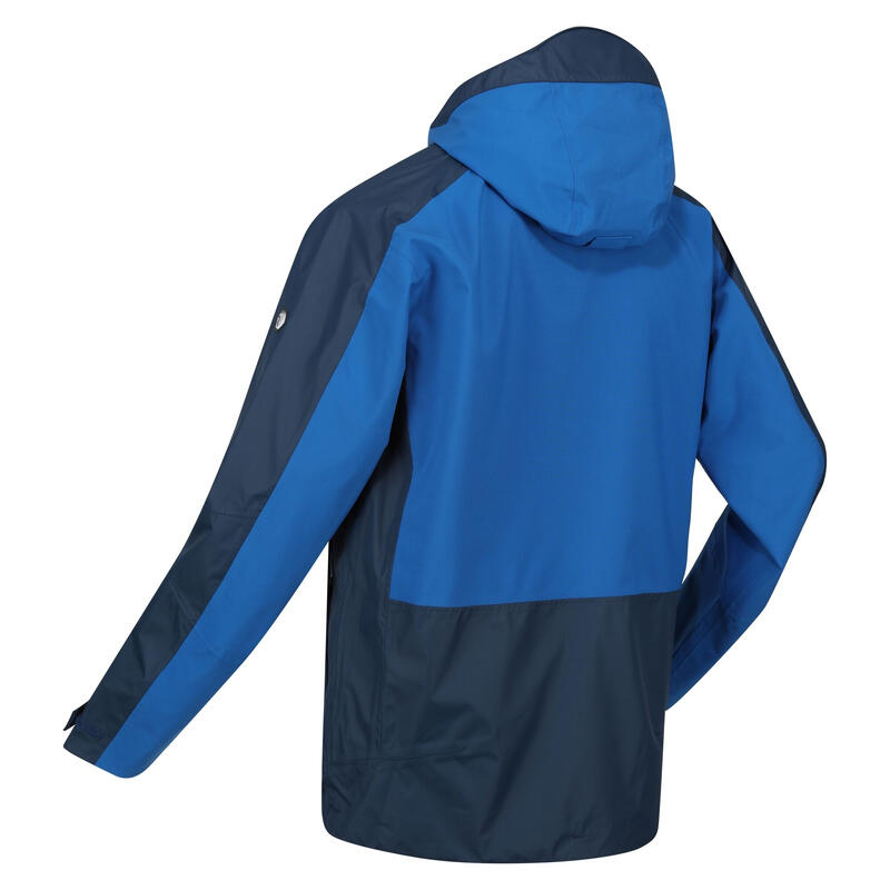 Chaqueta Impermeable Highton Stretch II para Hombre Azul Snorkel, Ola Azul