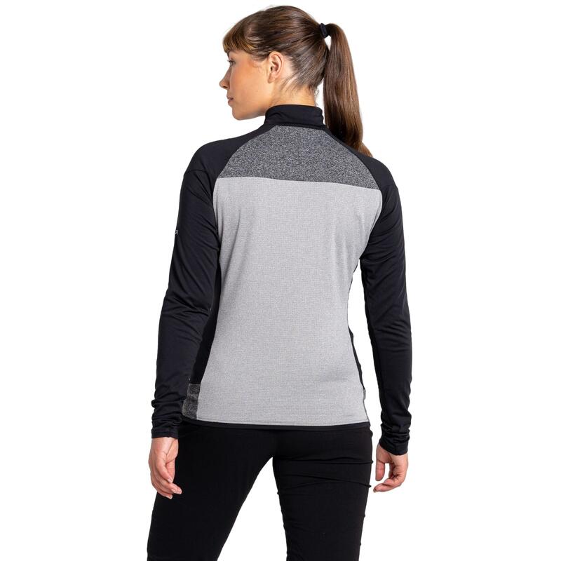 Dames Elation II Marl Core Stretch Fleecejack (Zwart/Kool)