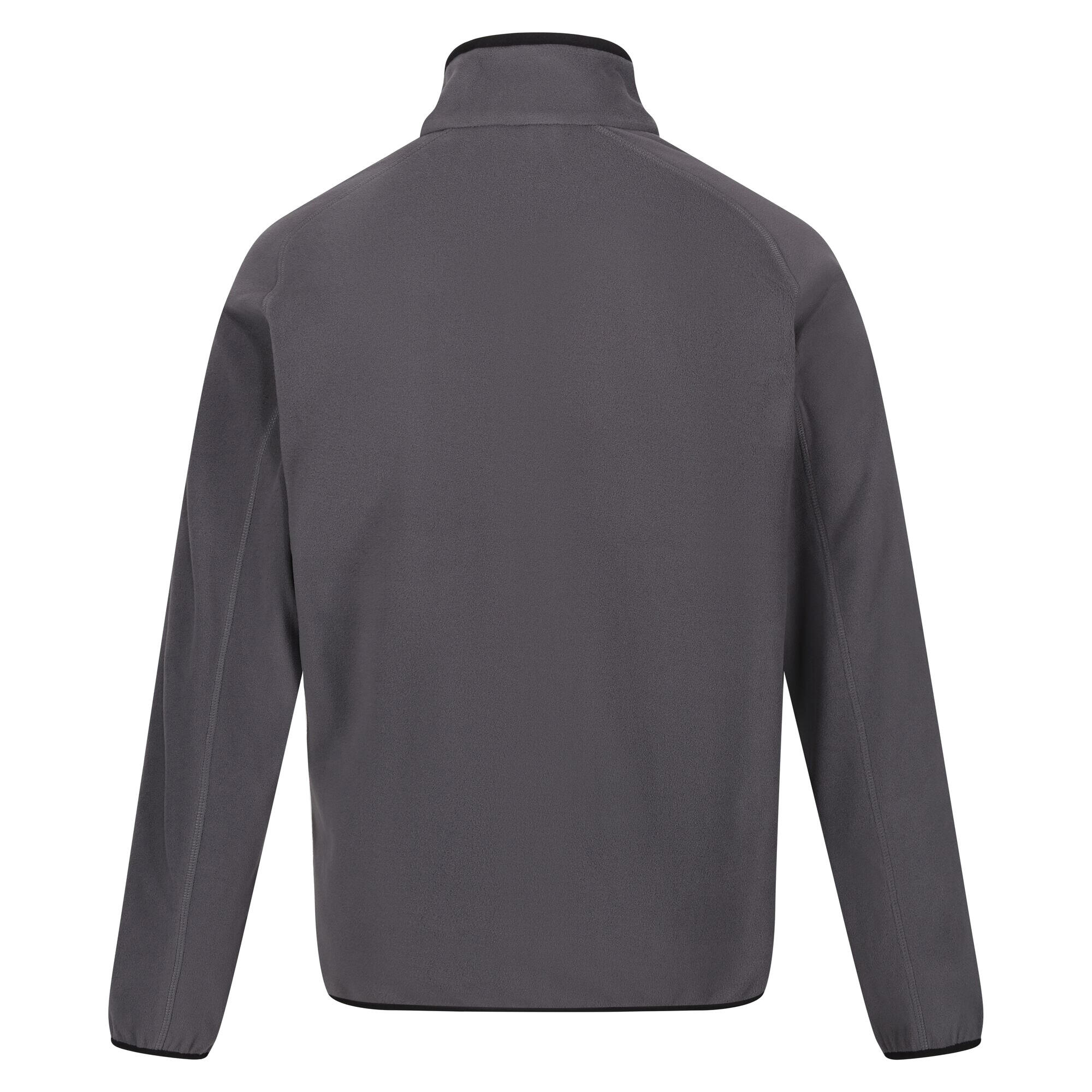Mens Hadfield Full Zip Fleece Jacket (Seal Grey) 2/5