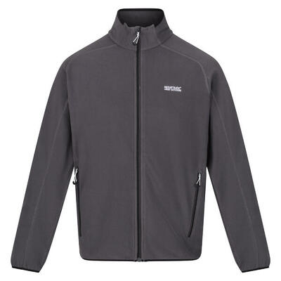 Heren hadfield full zip fleece jas (afdichting grijs)
