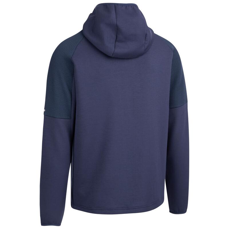 "Bani" Hoodie mit durchgehendem Reißverschluss für Aktiv Herren Marineblau