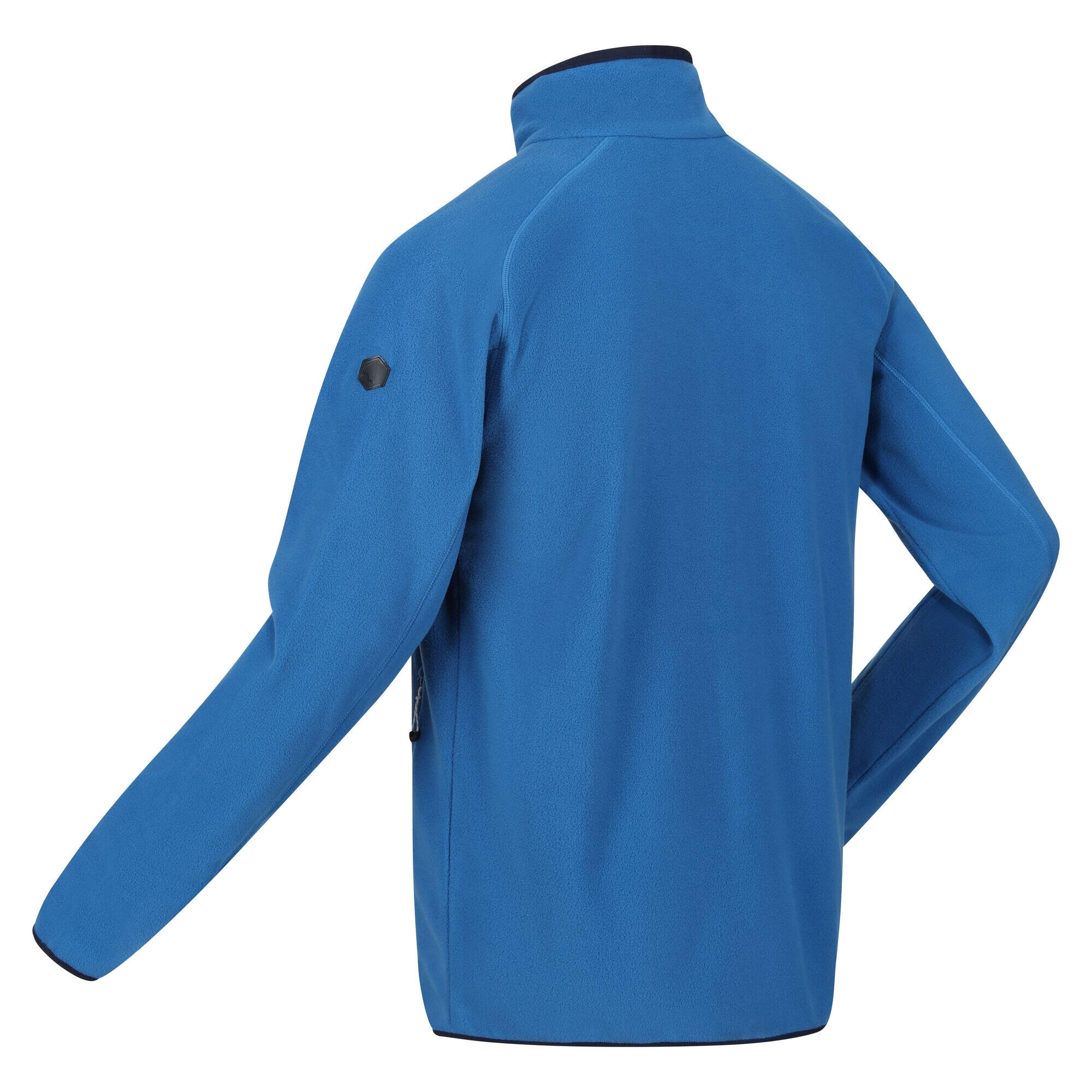Mens Hadfield Full Zip Fleece Jacket (Snorkel Blue) 4/5