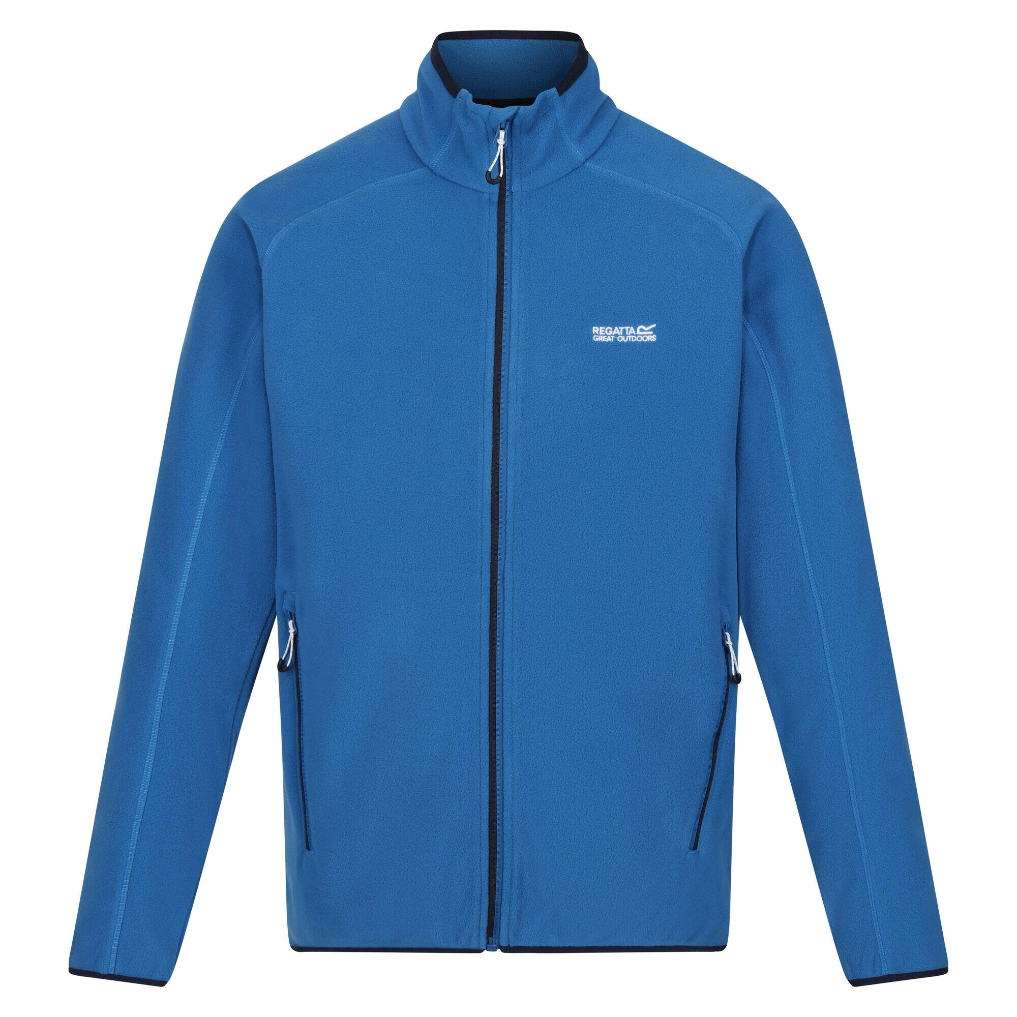 REGATTA Mens Hadfield Full Zip Fleece Jacket (Snorkel Blue)