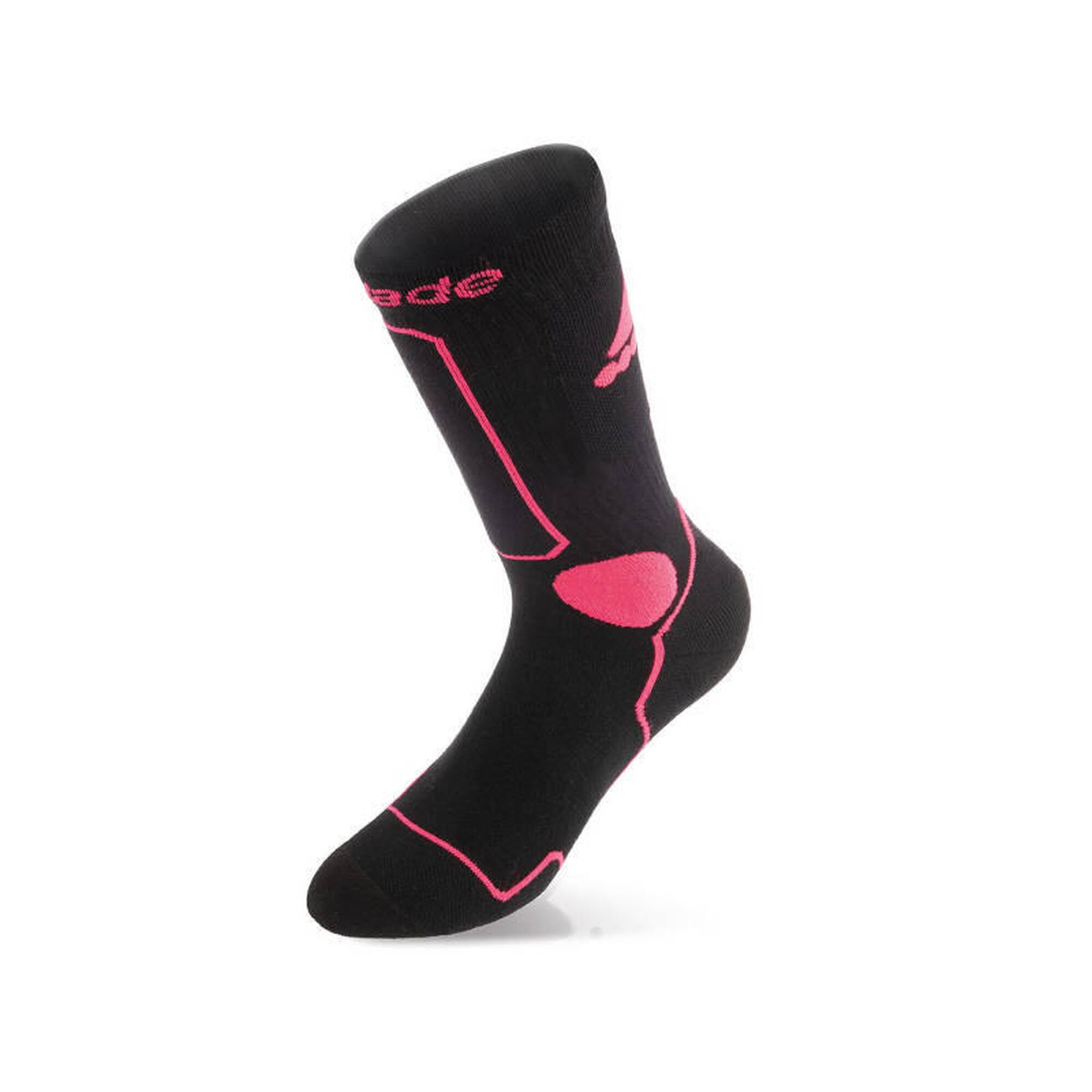 Skarpety dziecięce Rollerblade Kids Socks Black / Pink 2022 35-38