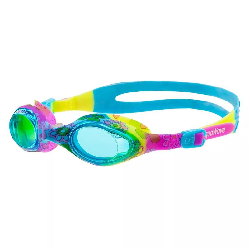 Zwembril met wateropdruk voor kinderen (Blauw/Limoen/Roze/Transparant Blauw)