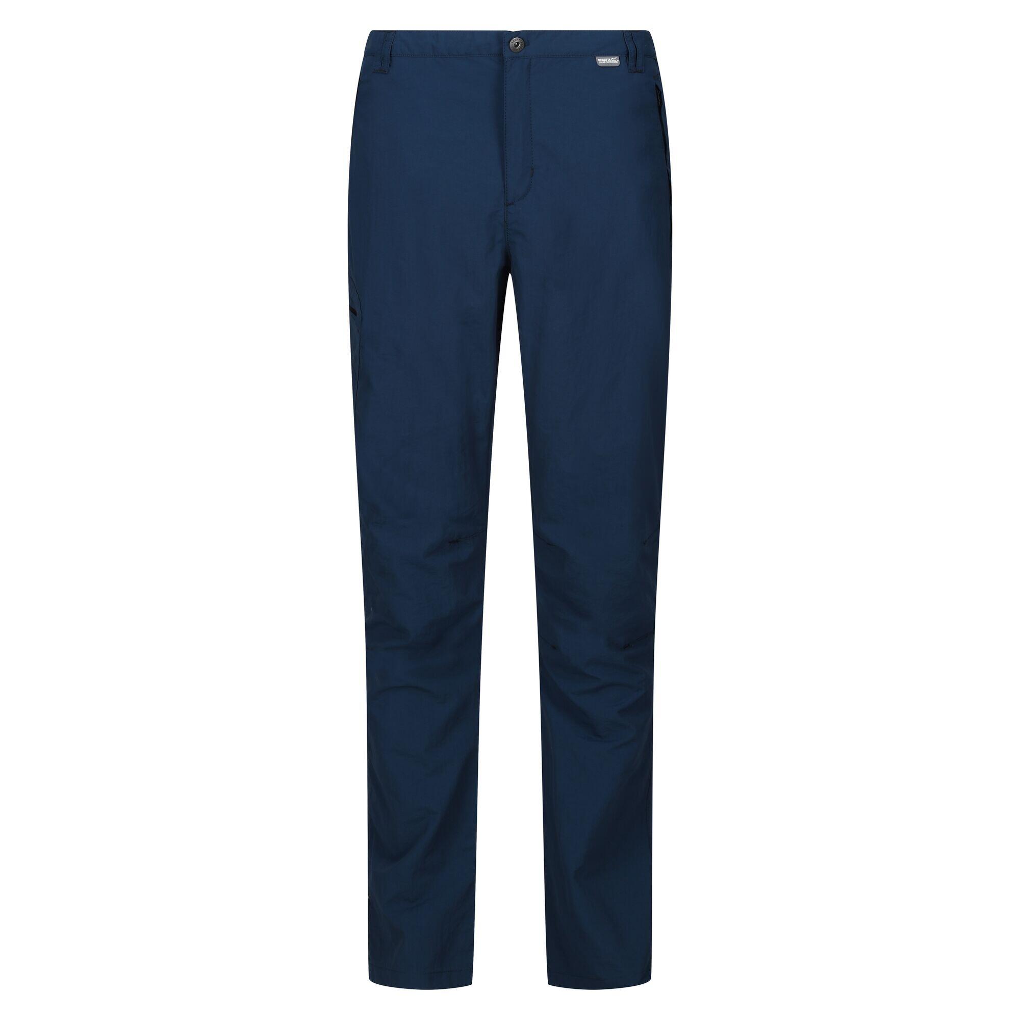 REGATTA Mens Leesville II Walking Trousers (Blue Wing)