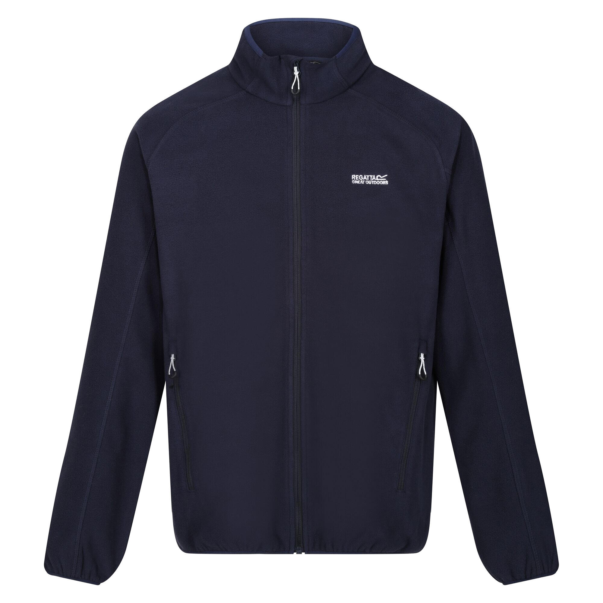 REGATTA Mens Hadfield Full Zip Fleece Jacket (Navy)