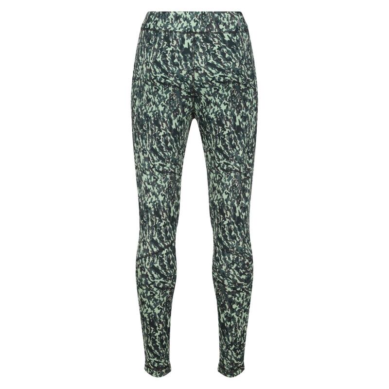 Leggings para Inverno Camuflado Holeen Mulher Abeto Muito Escuro