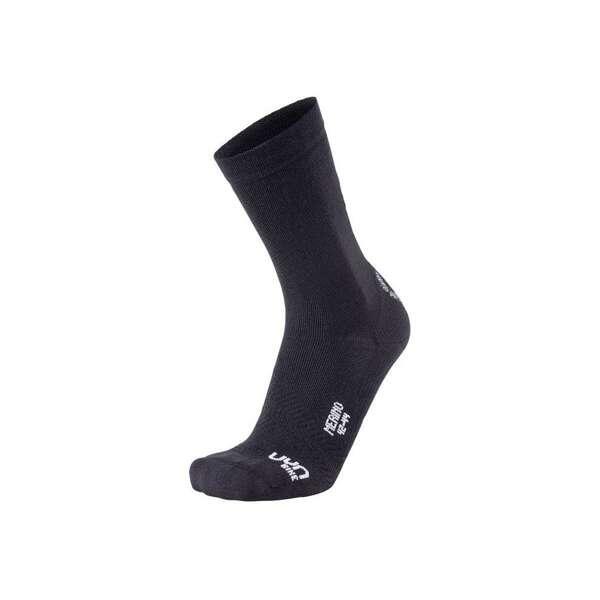 Skarpety UYN Merino Socks Black White 1/4