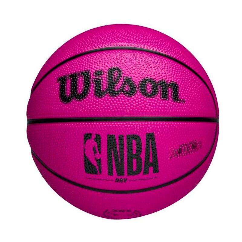 Mini bola de basquetebol Wilson DRV cor-de-rosa