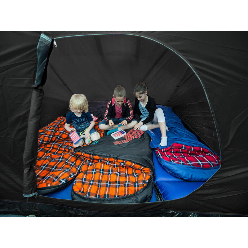 Koepeltent Hammerfest 8 Sleeper Protect - 8 pers, 2 cabines, Ingenaaid grondzeil